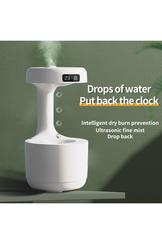 Wezone Beyaz Ev Ofis Kullanıma Uygun Büyük Kapasiteli Yağ Yağı Uygulamalı Buhar Saçıran Nemlendirici Aromaterapi Makinesi