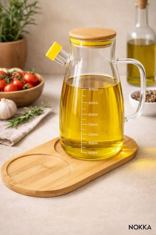Bambu 2 Bölmeli Sunumluk, Oval Tabak ,yağdanlık Altı 12x24 Cm Renksiz
