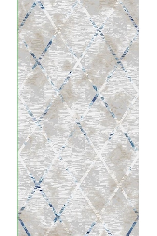 Diamond Halı 25015A koyu bej Model 150*220 Polip Leke Tutmaz Modern Çizgi