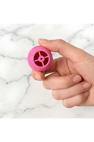 15 Adet Sert Plastik Düğme Yuvarlak Top Pembe Dolap Mobilya Mutfak Dolabı Çekmece Kulbu Kulpu Kulplar