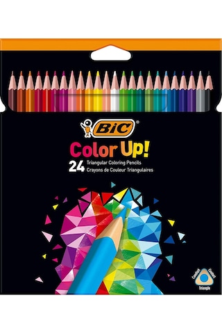 Bic Color Up Üçgen Kuru Boya Kalemi 24 Lü Kutu 950528