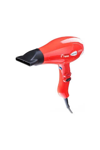 Ventoso V5 Silex5000 2500 W Profesyonel Fön Makinesi Kırmızı Ahşap Fön Fırçalı