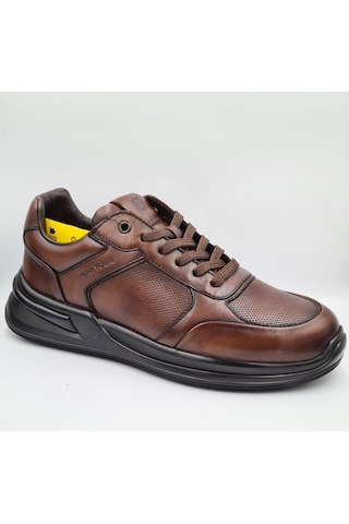 Greyder 18602 5k Kahve Hakiki Deri Erkek Günlük Casual Urban Ayakkabı Kahve