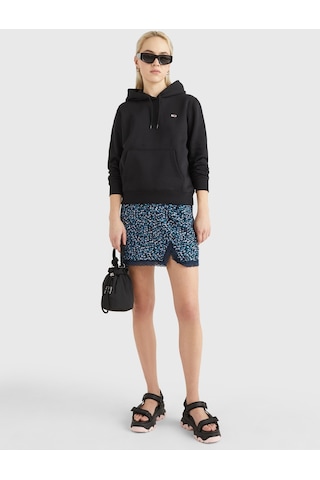 Tommy Hilfiger Tommy Hılfıger Kadın Sweatshırt Dw0dw09228-bds Siyah
