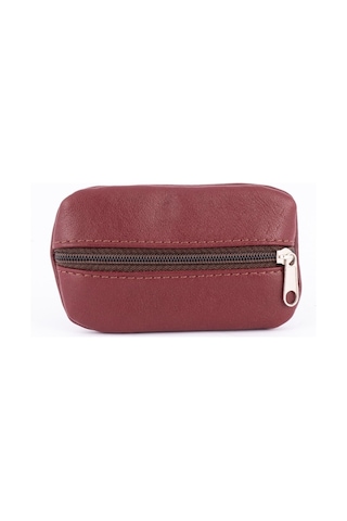 604 Model Bordo Hakiki Deri Anahtarlık