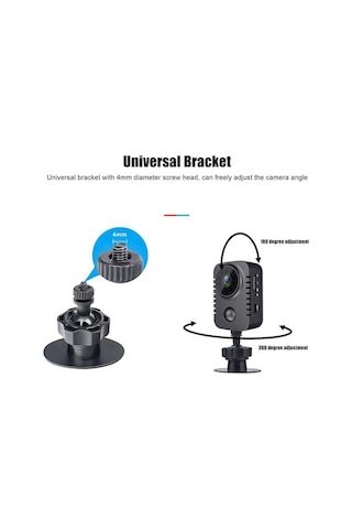 Qingmipy Md29 Kamera: Güneş İzi Algılama Kaydedici, Gece Görüşü Kızılötesi Klipsli Kameralar, 1080p Geniş Açı Kartlı Kayıt Cihazı Siyah
