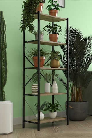 Modern, Şık Ve Dekoratif 5 Gözlü Raf