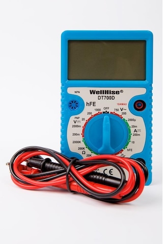 Wellhise DT-700D Geniş Ekran Ölçü Aleti Avometre Multimetre