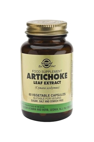 Solgar Artichoke Leaf Extract 60 Kapsül (Enginar)