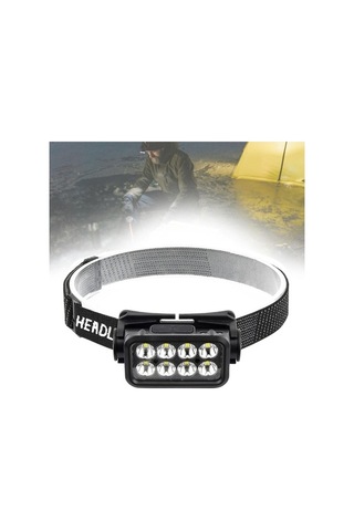 Pazly Koşu, Bisiklet, Kamp İçin Dış Mekan Led Far - Stil C Model Çok Renkli