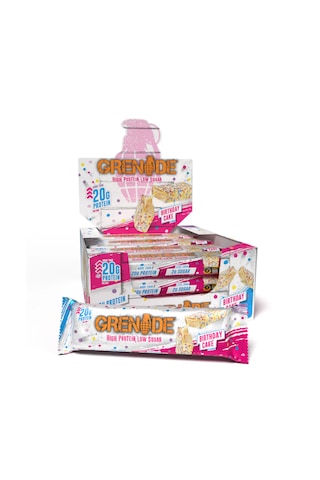Grenade Protein Bar 60 Gr X 12 Adet - Birthday Cake