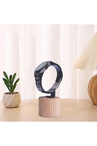 Homyl Saat Teşhir Standı Premium Braket Bileklik Tutucu Bilezik Siyah