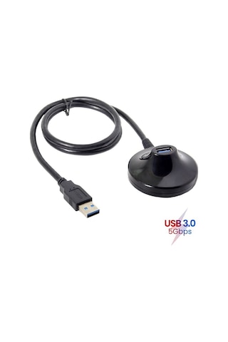 5255 Usb 3.0 Standlı Dişi Erkek Uzatma Kablosu 1 Metre