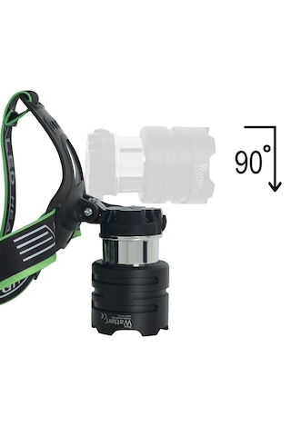Watton Wt-626 Tx6 Led Şarjlı Kafa Lambası Siyah