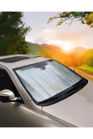 Araç Ön Cam Güneşlik Katlanabilir Uv Koruma Ford Focus Renault Megane Skoda Superb Honda Civic Belirtilmemibelirtilmemişş
