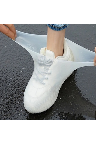 Maxaccess Tekrar Kullanılabilir Siyah Outdoor Lastik Çizmeler 34-45 Tüm Ayaklar İçin Su Geçirmez Kaymaz