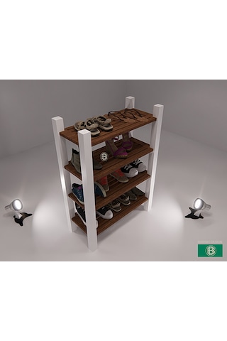 Ayakabılık Ve Havluluk İsteğe Göre Çok Amaçlı Mobilya Ahşap - Beyaz