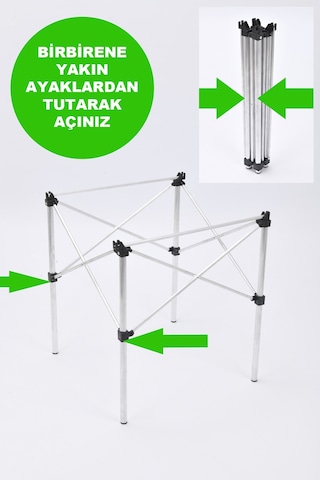 Exent 50x70 Cm Kamp Masası Katlanabilir Masa, Piknik Masası, Siyah Taşıma Çantalı-petrol Yeşili Çok Renkli