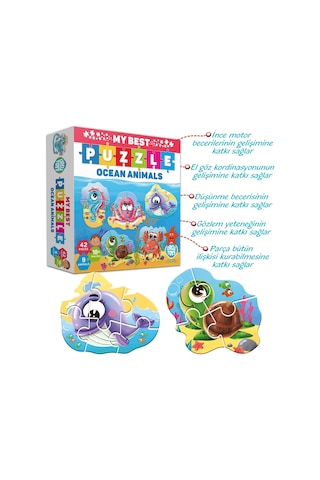 Circle Toys My Best Puzzle Ocean Animals