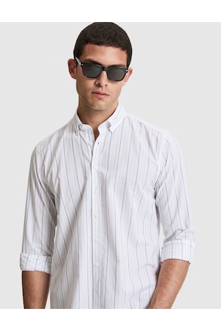 Pierre Cardin Erkek Koyu Mint Gömlek Desenli 50320953-vr152