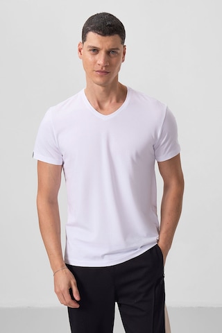 Tommy Life Standart Fit Basic V Yaka 5li Paket Beyaz Erkek T-shirt 87912