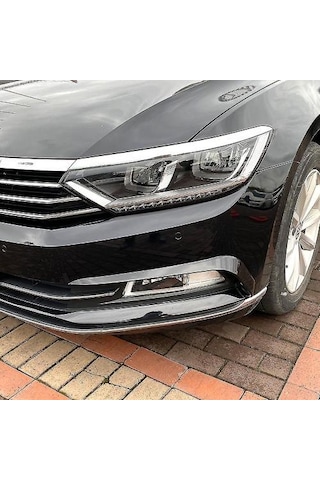 Ön Sis Farları Kaş Spoyleri Passat B8 2016-2019 Siyah