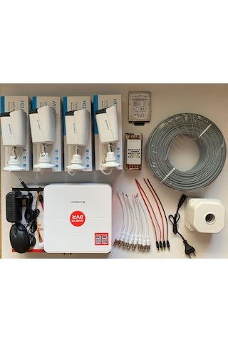 4 Kameralı Set Kadraj 5mp Sony Seculensli 1080p Full Kdj-4s-6al-m