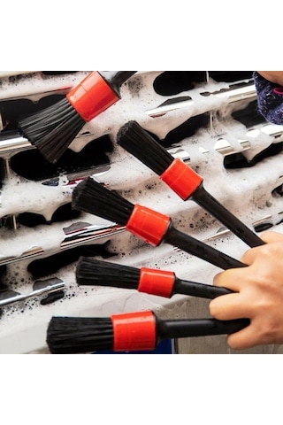 Periboia 5 Parça Araç Detaylı Temizlik Fırçası İç Dış Motor Temiz