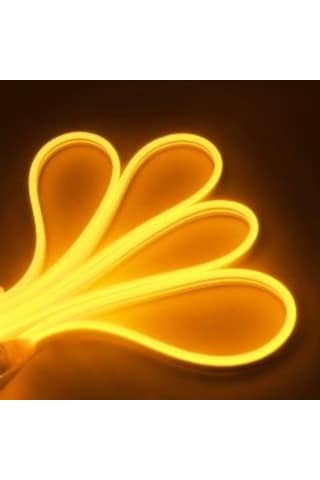12v Neon Şerit Led Amber Işık