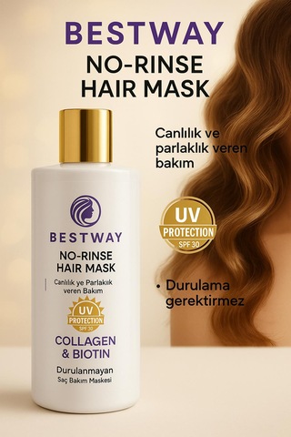 Bestway Kolajen Ve Biotin Durulanmayan Saç Maskesi
