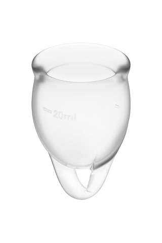 Satisfyer Feel Confident Menstrual Cup Transparent