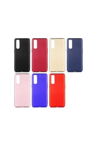 Oppo Reno 3 Pro 5g Kılıf Zore Premier Silikon Kapak Gold