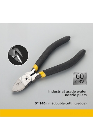 Yunboo Endüstriyel Çift Kenarli Krom Vanadyum Çelik斜口 Pliers - El Operasyonlu Japon Tipi Plastik Ve Elektronik Tamir Aleti 5 İnç