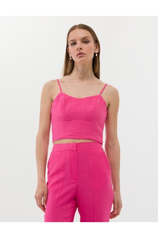 Pierre Cardin Kadın Fuşya Kısa Kollu Bluz 50269351-vr023 Fuşya