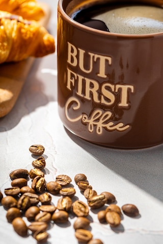 Emsan But First Coffee Kahverengi Kupa 310 Ml Kahverengi