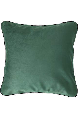 Biyeli Kırlent Yastık Kılıfı Zümrüt Yeşili 45x45