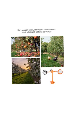 Qiangge 1 Bilgisayar Rüzgar Kuşu Kovucu Işıltılı Rüzgar Kuş