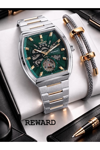 Reward Otomatik Mekanizmalı Premium Erkek Kol Saati 5 Atm Suya Dayanıklı 2 Yıl Garantili Rw.314017.y Gri