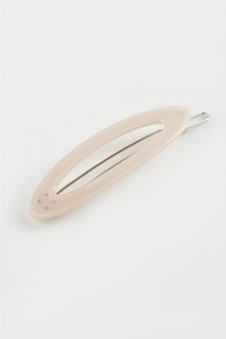 Oval Taşlı Klipsli Toka Çok Renkli 64462697