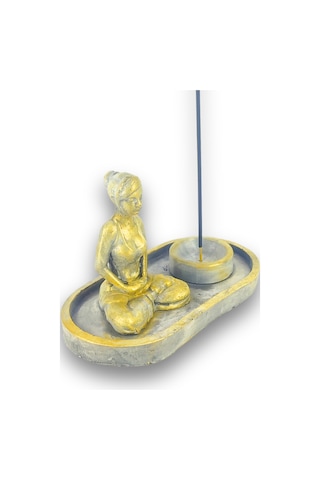 Yogacı Kız Çubuk Tütsülük Ve Tealight Beyaz