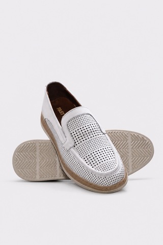 Fast Step Hakiki Deri Erkek Casual Ayakkabı 628ma026-2 Beyaz