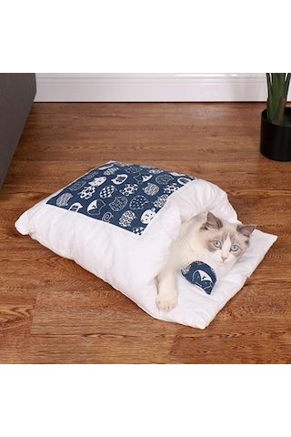 Mufunye Evcil Hayvan Kedi Köpek Uyku Yatağı Yıkanabilir Süper Sıcak C