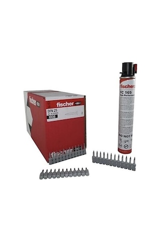 Fischer Dfn 25 Mm 1008 Adet Çivi + Fc 165 Gaz Tüpü