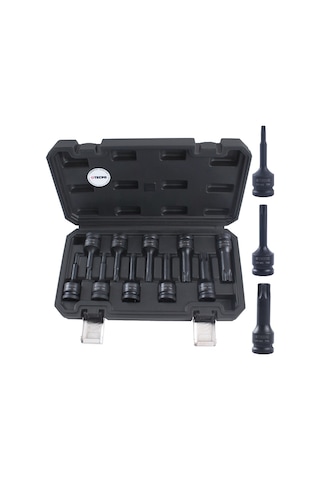 Lokma Set Havalı Uzun Torx 1/2 - 10 Parça T20-t80