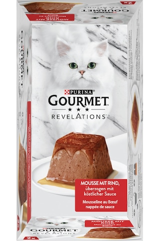 Gourmet Revelations Sığır Etli Kedi Yaş Maması 2x57gr - Kedi Pastası