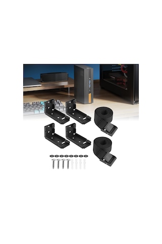 Homyl Masa Pc Montajı Altında Cpu Tutucu, Genişlik 8-13cm