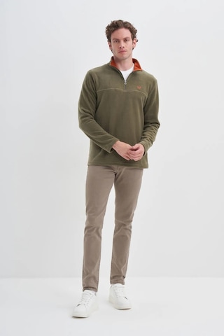 Cazador Erkek Polar Yarım Fermuar 5632 A.haki Haki