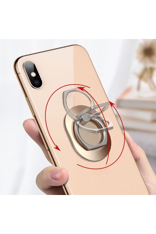 Singree Evrensel Telefon Halkası Tutucu - 360 Dönebilir, Yapışkanlı, Tüm Telefonlara Uyumlu