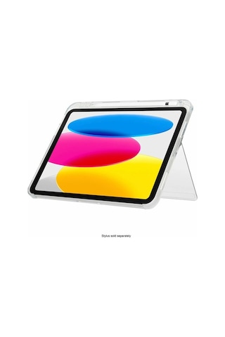 Targus Thz927 Click In Clear + Kickstand Apple Uyumlu iPad 10.9 10th Gen Tablet Kılıfı - Şeffaf Arka Kapak