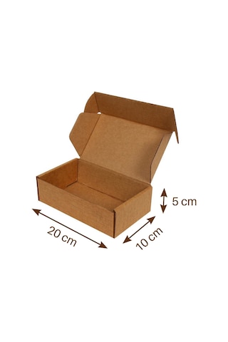20x10x5 Cm E Dalga E-ticaret Karton Kutu , Kargo Kutusu 1 Adet 1